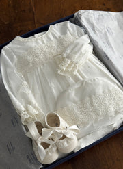 Lace Christening/Presentation Dress With Dots