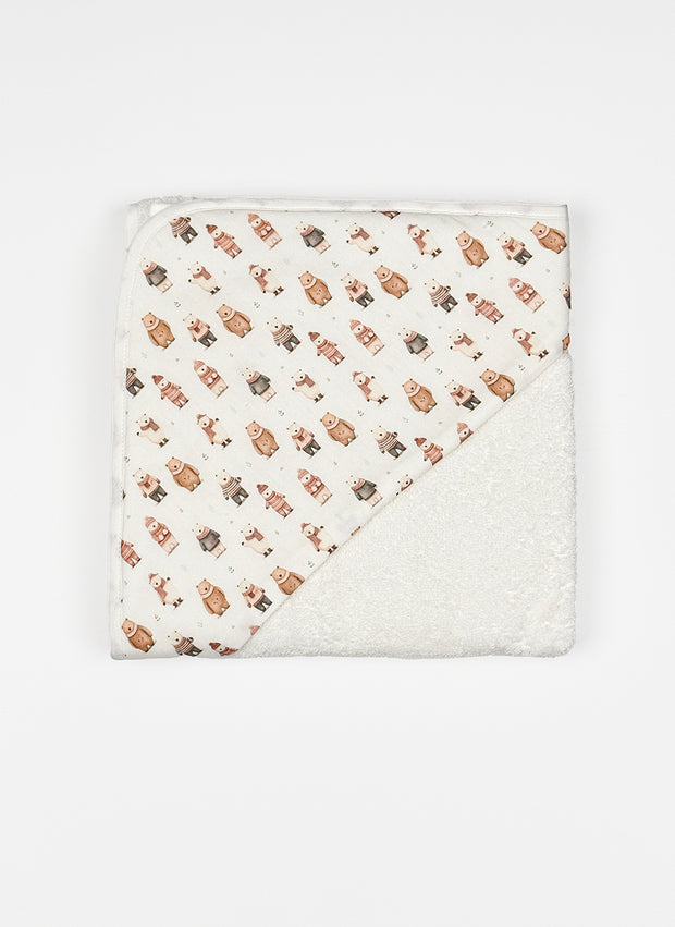Hooded Towel - Teddy Bears