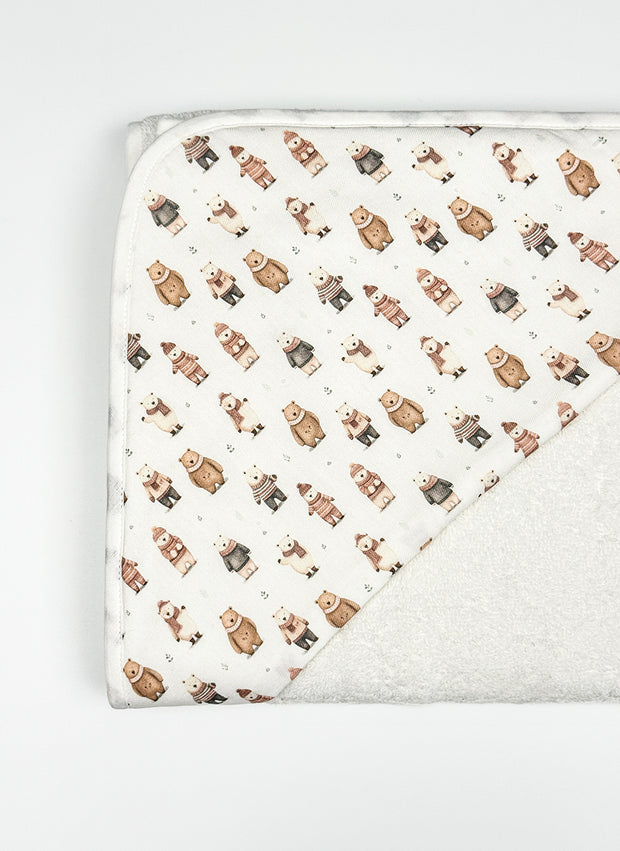Hooded Towel - Teddy Bears