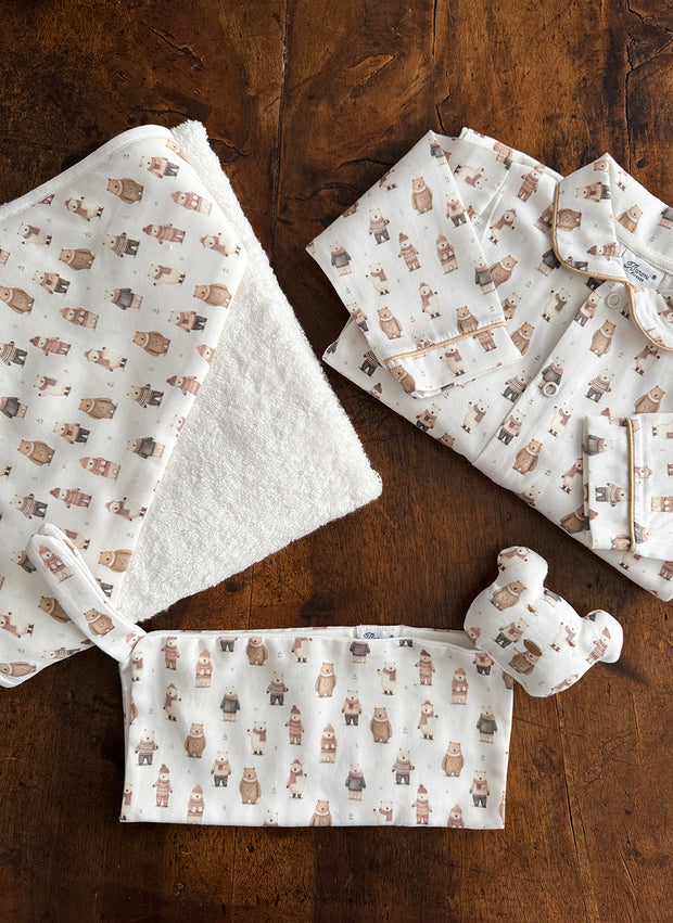Hooded Towel - Teddy Bears