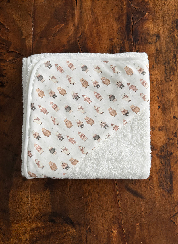 Hooded Towel - Teddy Bears