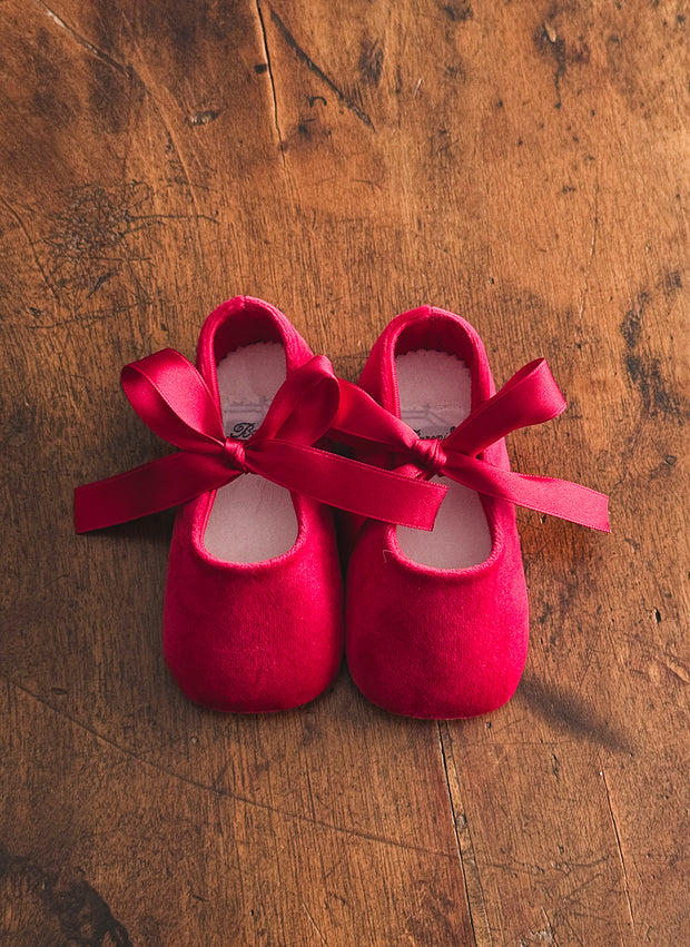 Red Velvet Shoes