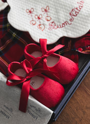 Red Velvet Shoes
