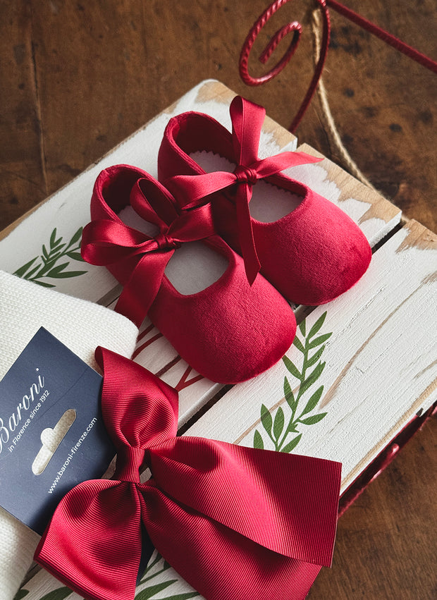 Red Velvet Shoes