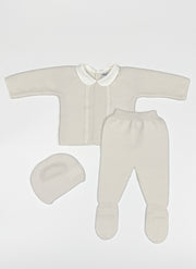 Wool Baby Onesie - Three Piece Set
