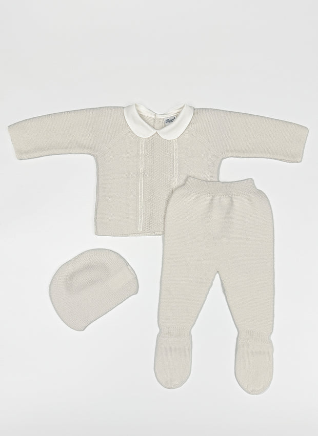 Wool Baby Onesie - Three Piece Set