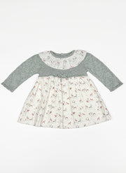 Knitted dress for baby girl