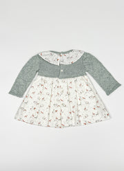 Knitted dress for baby girl