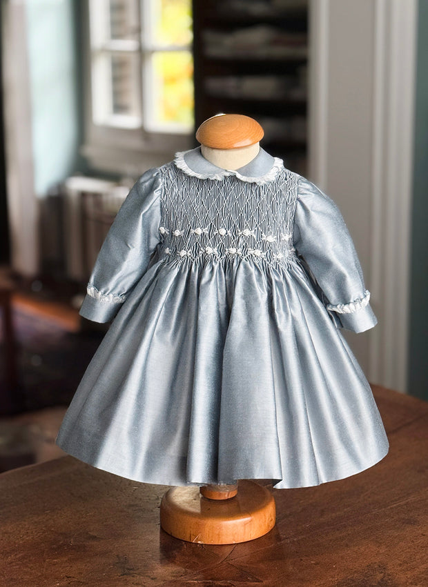 Celebration Dress for Girl With Smock