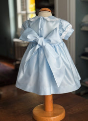 Celebration Dress for Girl With Smock - Handmade