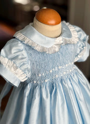 handmade dress with smock for girls