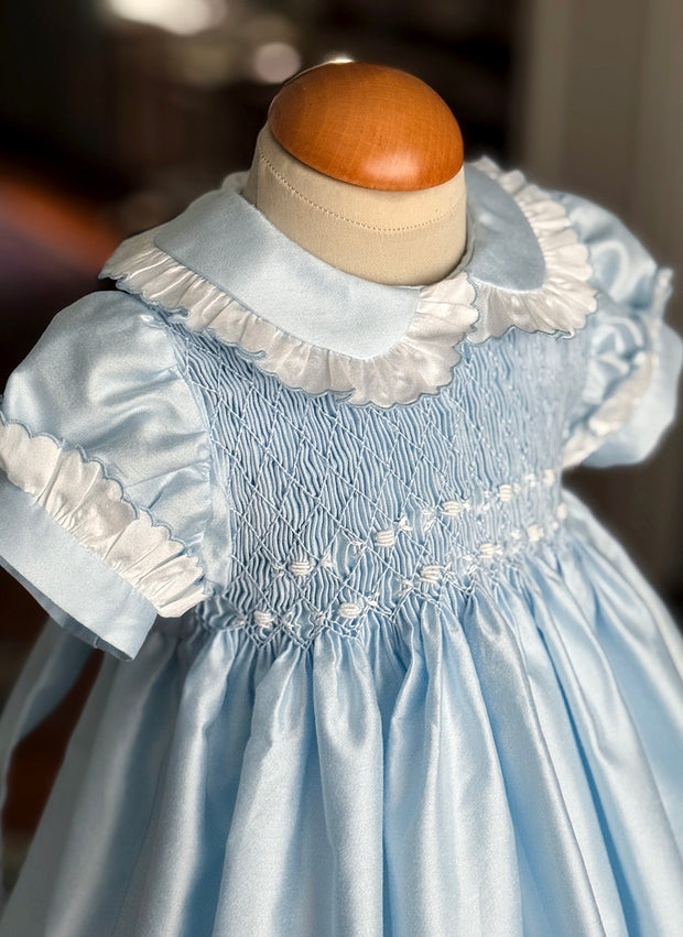 handmade dress with smock for girls