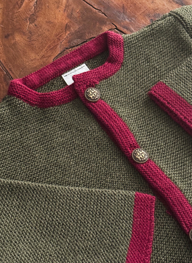 Elegant Wool Cardigan for Girls