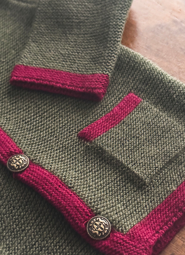 Elegant Wool Cardigan for Girls