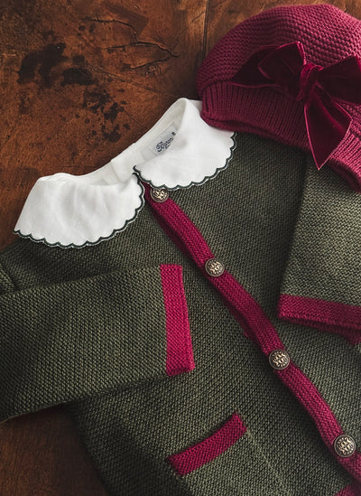 Elegant Wool Cardigan for Girls