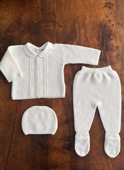 Wool Baby Onesie - Three Piece Set