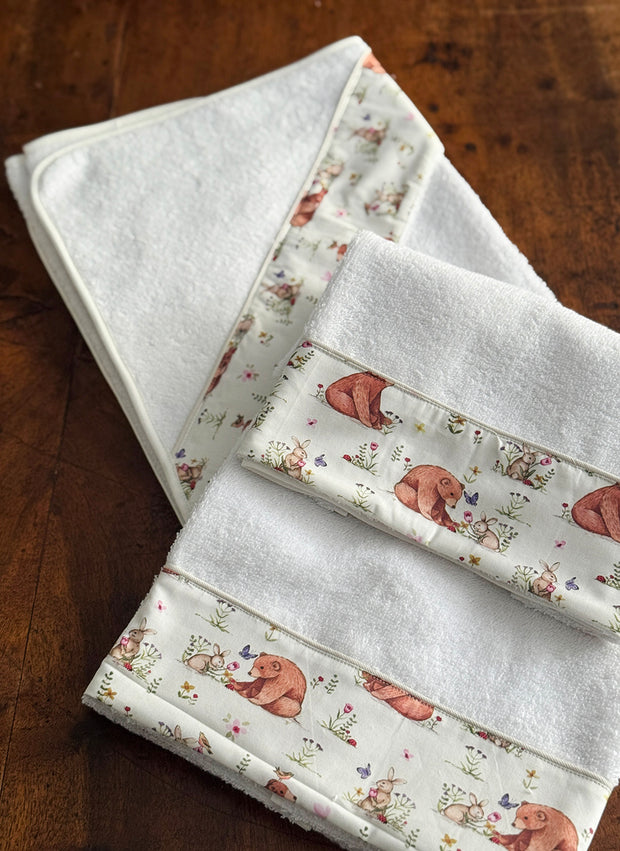 Towel Set For Children - Bears