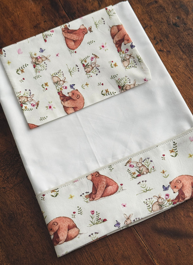 Cotton Sheet Set for Children - Bears