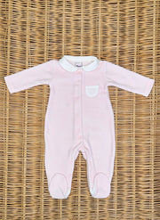 Chenille Sleepsuit for Baby Girl