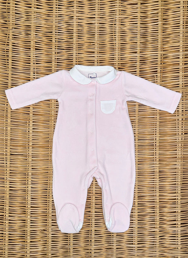 Chenille Sleepsuit for Baby Girl