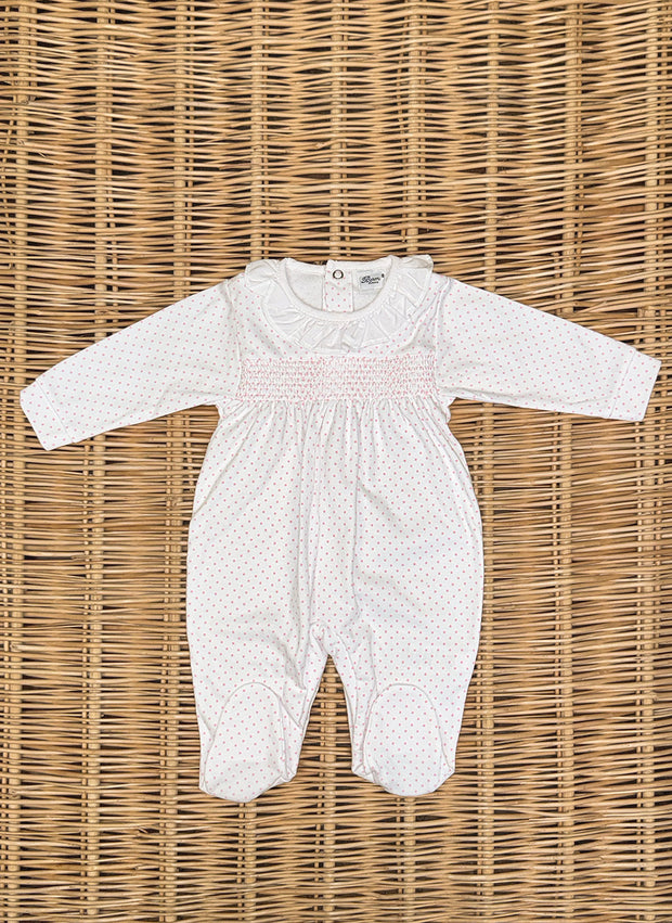 Interlock Sleepsuit Pois
