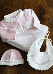 Chenille Sleepsuit for Baby Girl