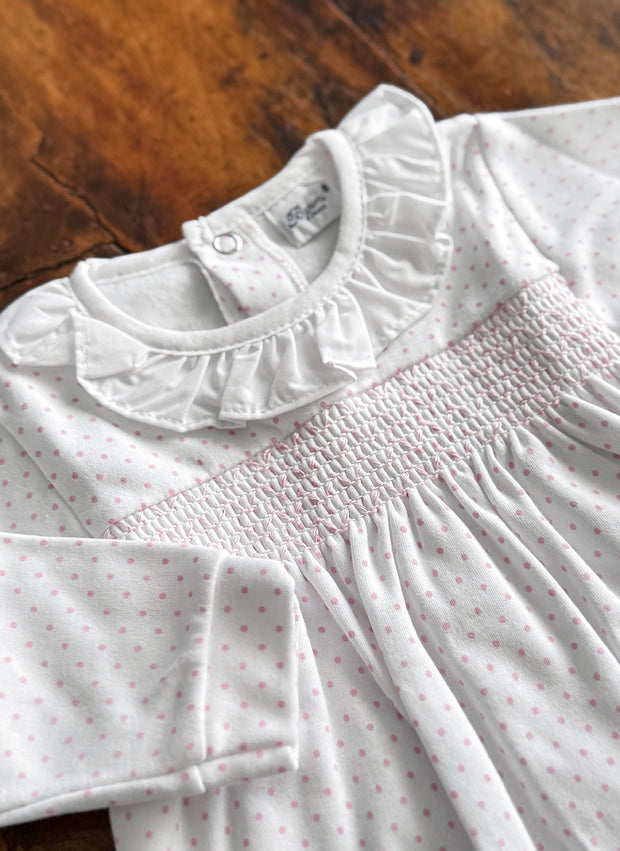 Interlock Sleepsuit Pois