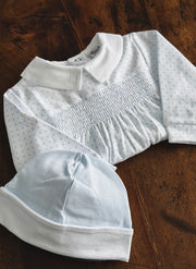 Interlock Sleepsuit Pois