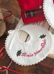 First Christmas Bib - Italian