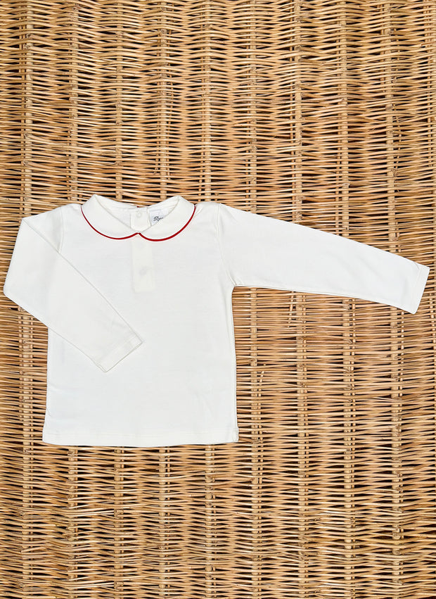 Polo a maniche lunghe - Rosso