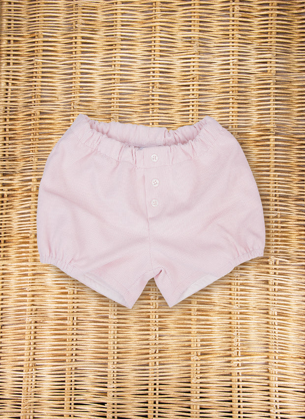 Pantaloncini di vellutino a coste