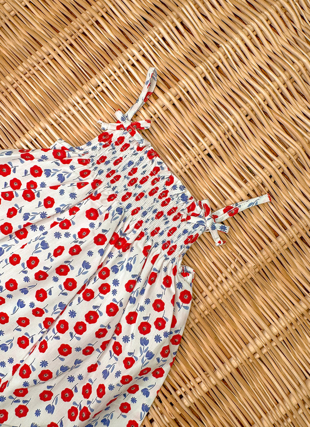 Smock Poppies Sun Dress