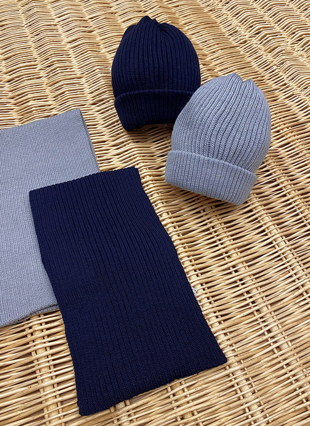 Cappello lana a coste