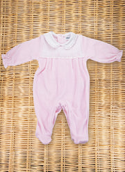 Scalloped Chenille Sleepsuit