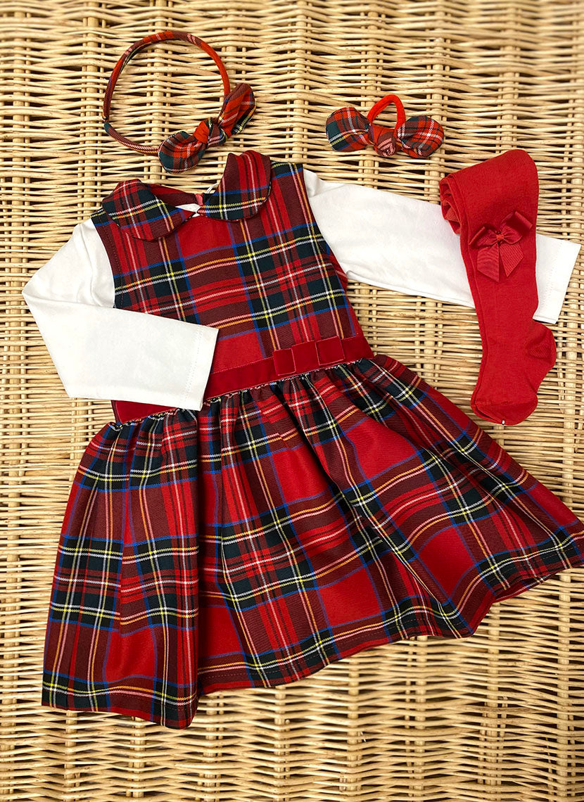 Sleeveless Tartan dress Baroni Firenze
