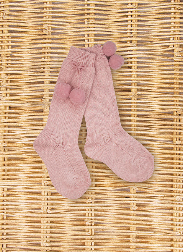 Pom-Pons Socks - Warm Cotton