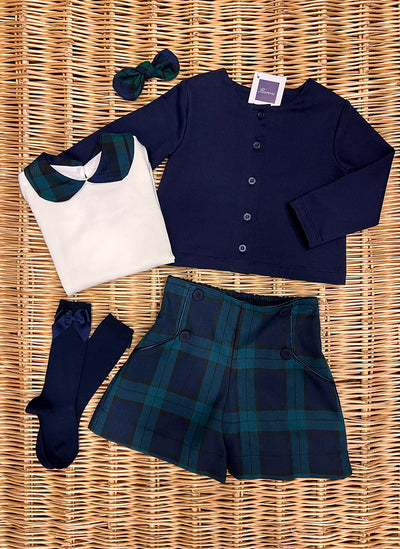 Tartan shorts