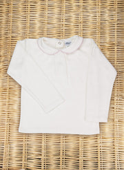 Long Sleeve Polo Shirt - Pink