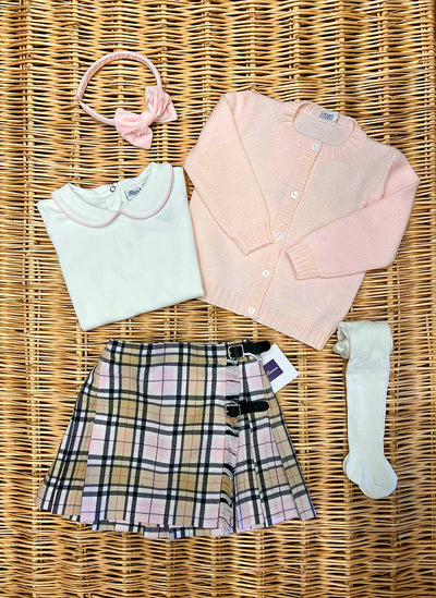 Long Sleeve Polo Shirt - Pink